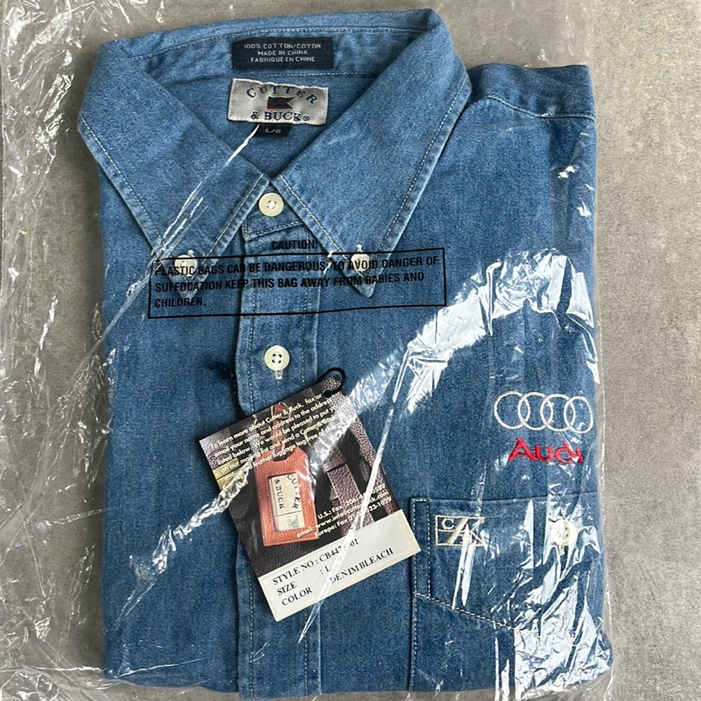 CUTTER & BUCK AUDI JEAN BUTTON DOWN